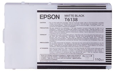 Eredeti Epson T613 matt-fekete patron