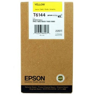 Eredeti Epson T614 sárga patron