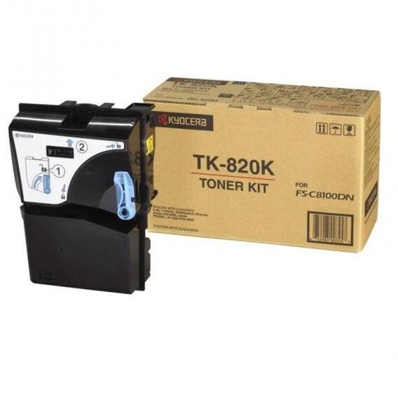 Kyocera TK-820K fekete toner (1T02HP0EU0) eredeti