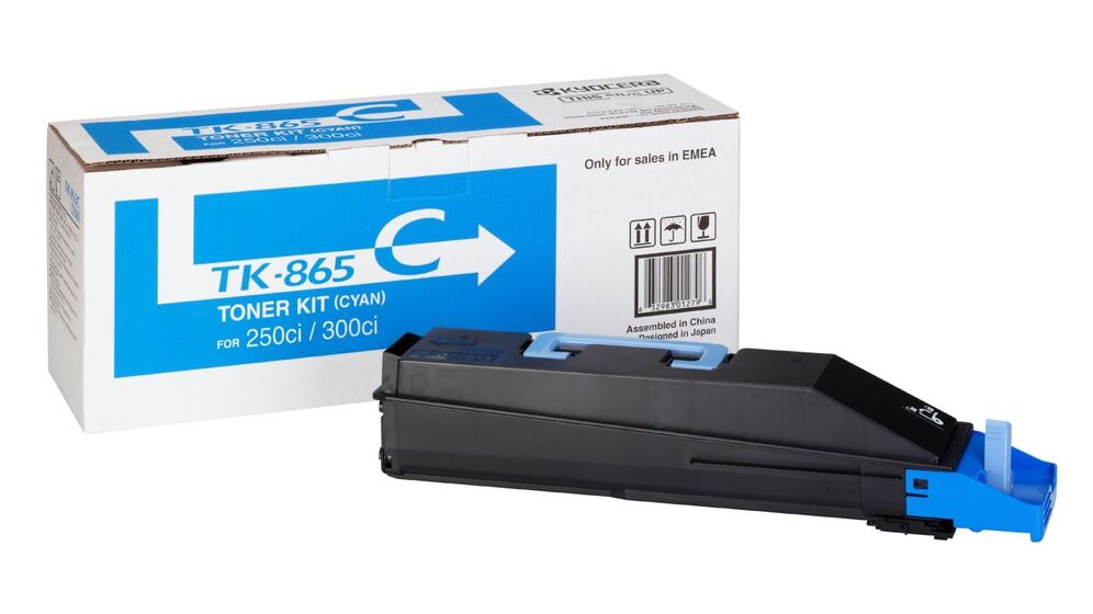 Kyocera TK-865C ciánkék toner (1T02JZCEU0) eredeti