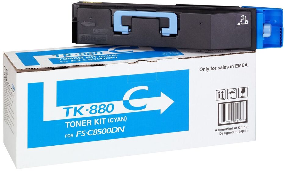 Kyocera TK-880C ciánkék toner (1T02KACNL0) eredeti