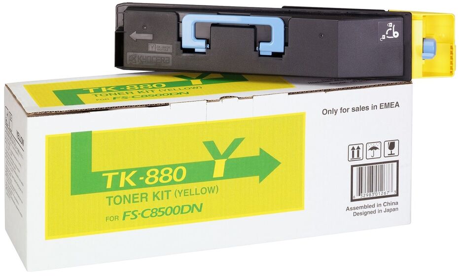 Kyocera TK-880Y sárga toner (1T02KAANL0) eredeti