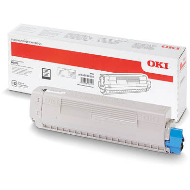 Eredeti Oki 45862818 nagy kapacitású fekete toner