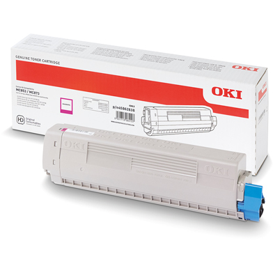 Eredeti Oki 45862838 magenta toner