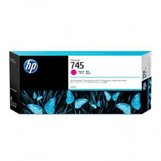 HP 745 nagy kapacitású magenta patron (F9K01A) eredeti