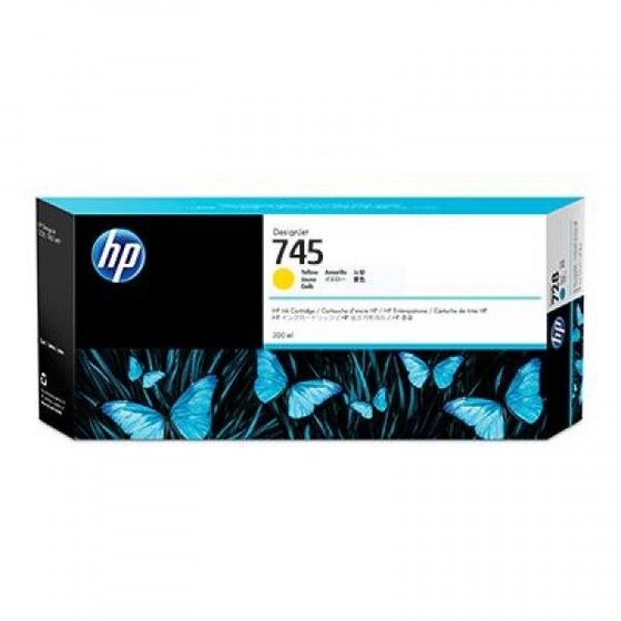 HP 745 nagy kapacitású sárga patron (F9K02A) eredeti