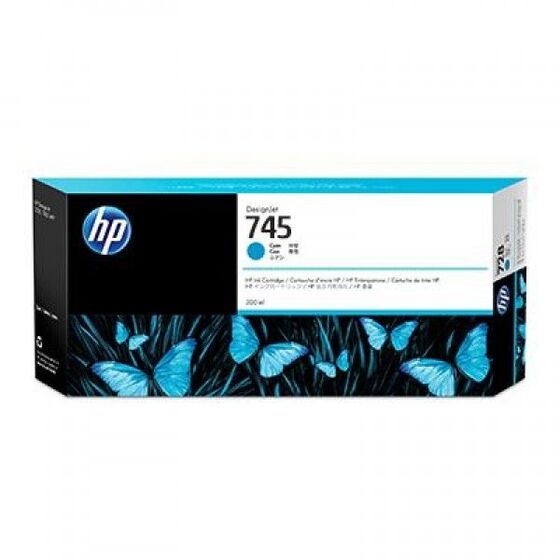 HP 745 nagy kapacitású ciánkék patron (F9K03A) eredeti