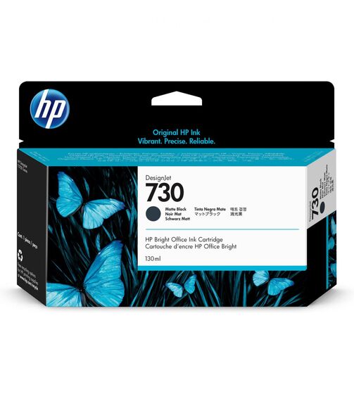 HP 730 matt fekete patron (P2V65A) eredeti