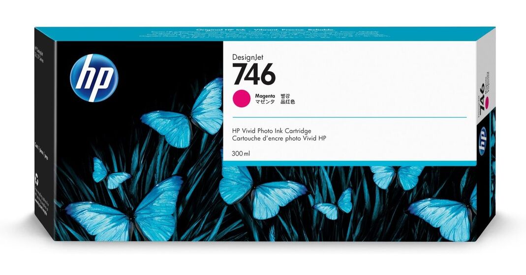 HP 746 magenta patron (P2V78A) eredeti