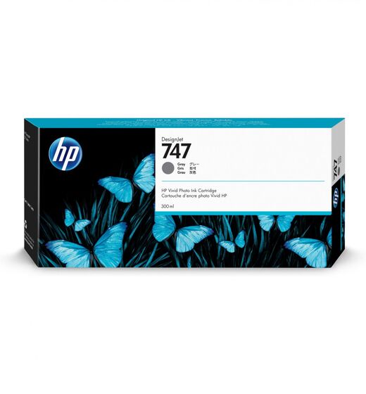 HP 747 szürke patron (P2V86A) eredeti