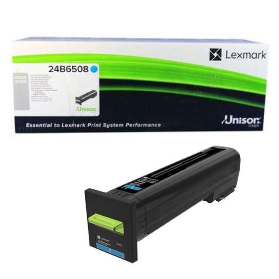 Eredeti Lexmark 24B6508 ciánkék toner