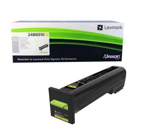 Eredeti Lexmark 24B6510 sárga toner