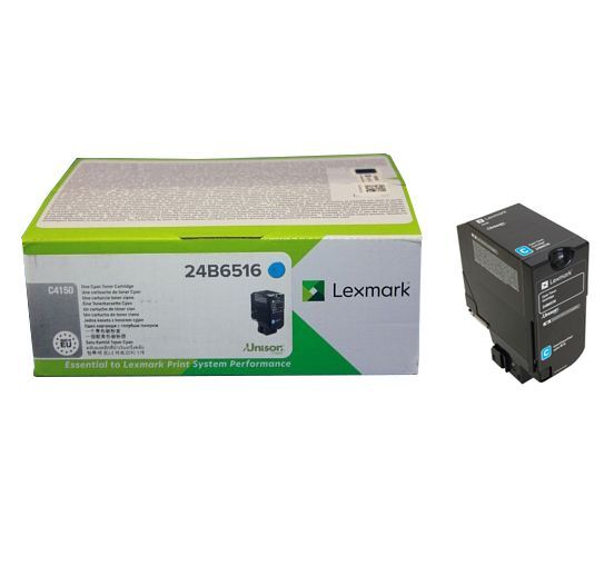 Eredeti Lexmark 24B6516 ciánkék toner