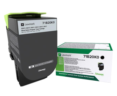 Eredeti Lexmark 71B20K0 fekete toner