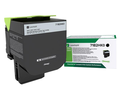 Eredeti Lexmark 71B2HK0 extra nagy kapacitású fekete toner