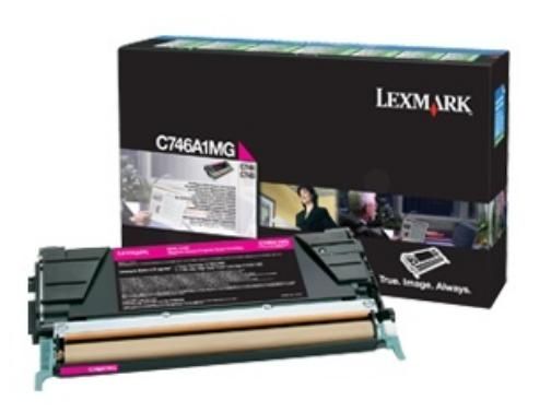 Eredeti Lexmark C746A1MG magenta toner
