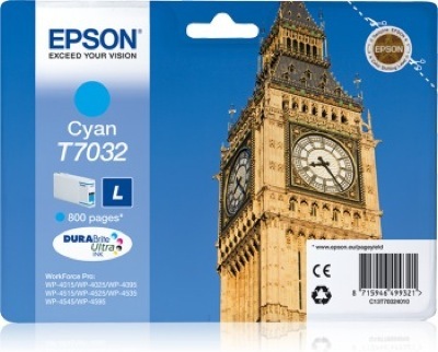 Eredeti Epson T7032 ciánkék patron