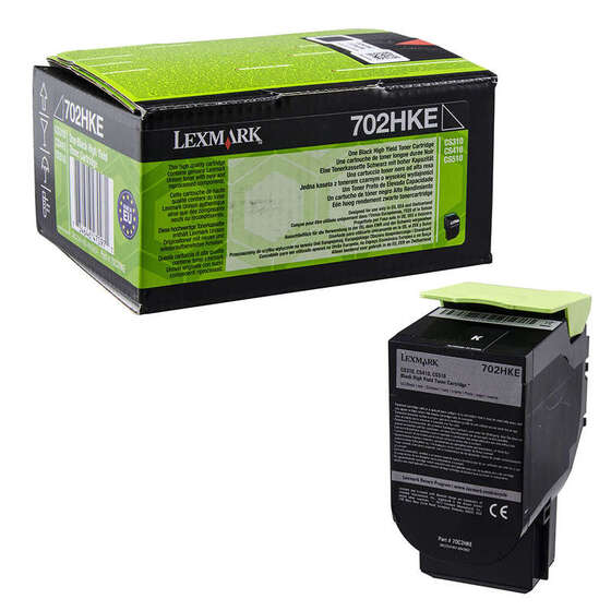 Eredeti Lexmark 702HKE nagy kapacitású fekete toner (70C2HKE)