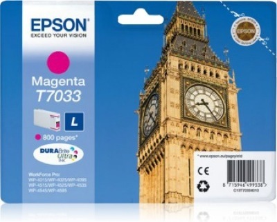 Eredeti Epson T7033 magenta patron