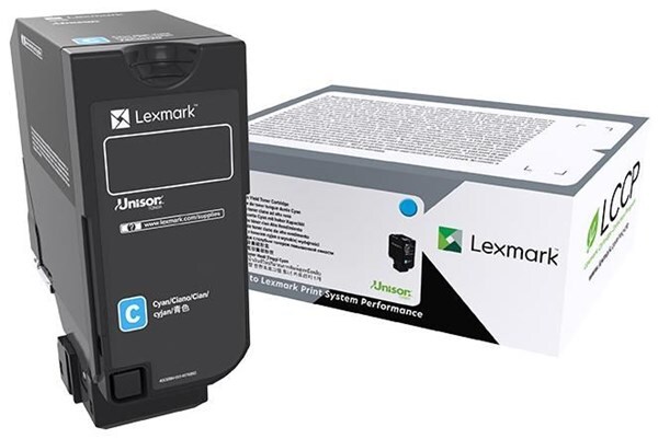 Eredeti Lexmark 74C2SCE ciánkék toner