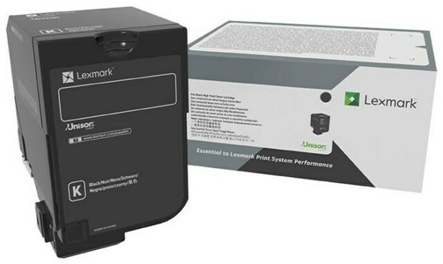 Eredeti Lexmark 74C2SKE fekete toner