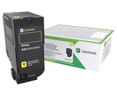 Eredeti Lexmark 74C2SYE sárga toner