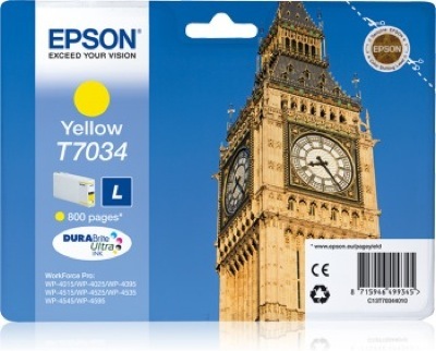 Eredeti Epson T7034 sárga patron