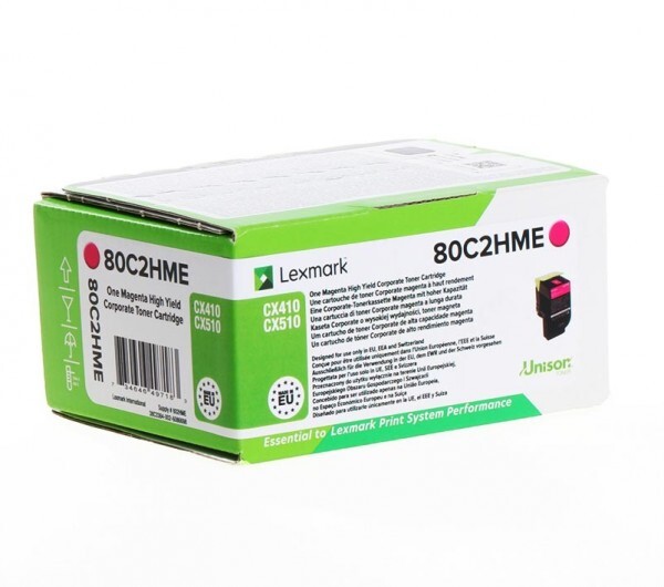 Eredeti Lexmark 802HME nagy kapacitású magenta toner (80C2HME)