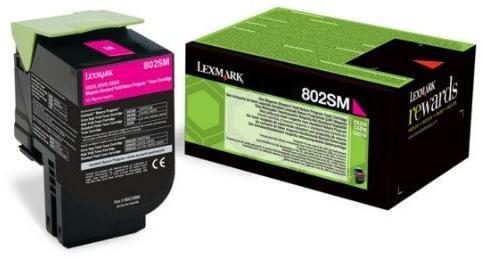 Eredeti Lexmark 802SME magenta toner (80C2SME)