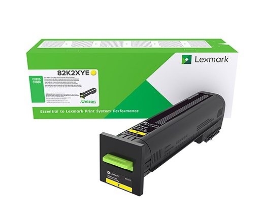 Eredeti Lexmark 82K2XYE extra nagy kapacitású sárga toner