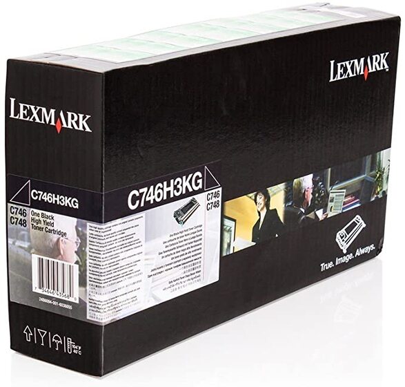 Eredeti Lexmark C746H3KG nagy kapacitású fekete toner