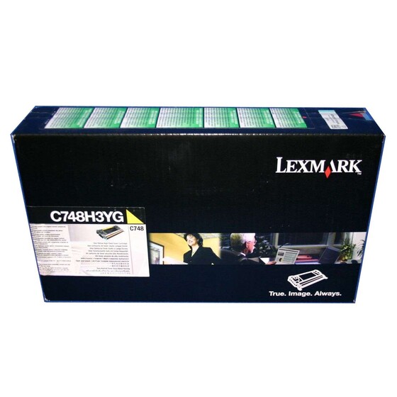 Eredeti Lexmark C748H3YG nagy kapacitású sárga toner