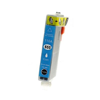 Utángyártott HP 655 ciánkék patron