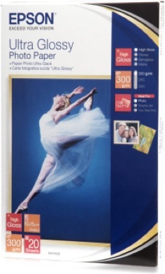 Epson Ultra Glossy Photo Paper, 100 X 150 mm, 300g, 20 lap