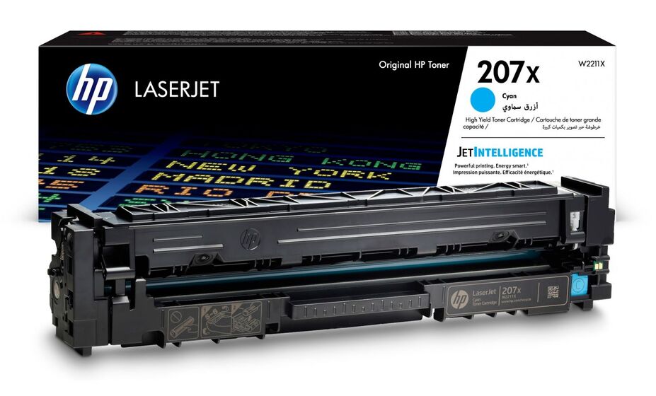 HP 207X nagy kapacitású ciánkék toner (W2211X) eredeti