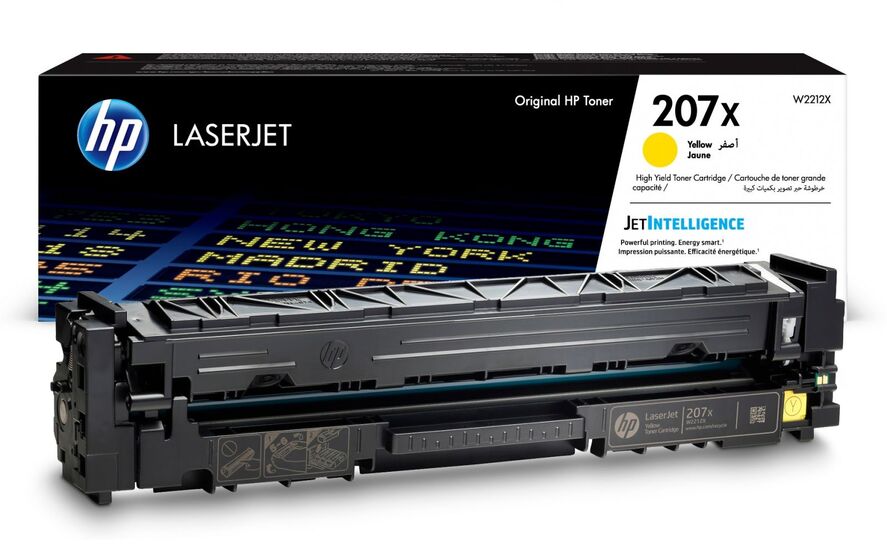 HP 207X nagy kapacitású sárga toner (W2212X) eredeti