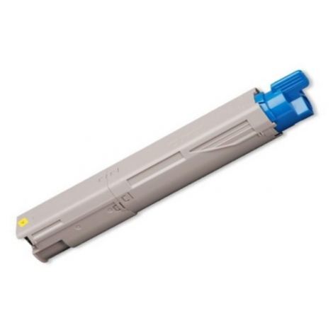 Utángyártott OKI 43459369 sárga toner