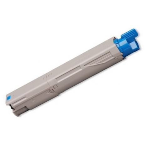 Utángyártott OKI 43459371 ciánkék toner