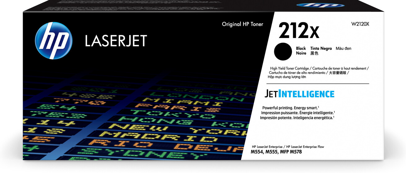 HP 212X nagy kapacitású fekete toner (W2120X) eredeti