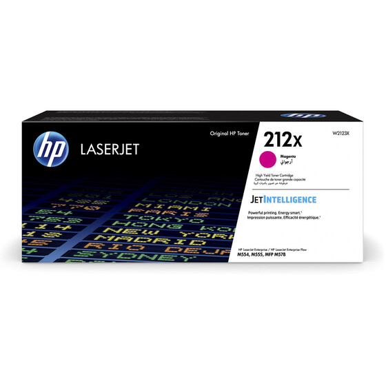 HP 212X nagy kapacitású magenta toner (W2123X) eredeti