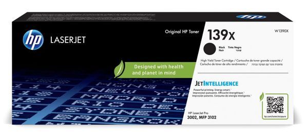 HP 139X nagy kapacitású fekete toner (W1390X)