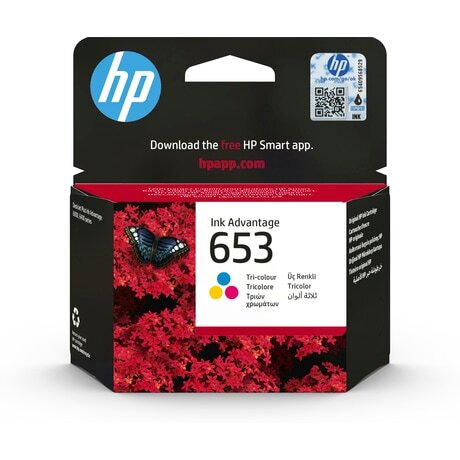 HP 653 színes patron (3YM74AE) eredeti