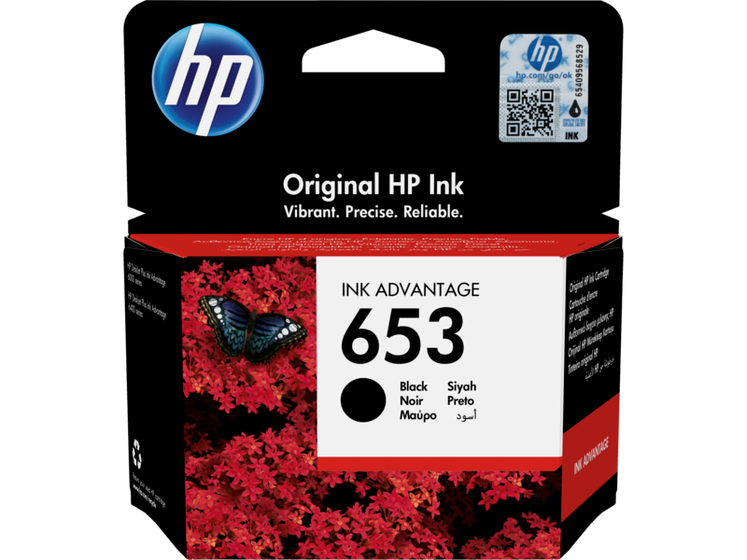 HP 653 fekete patron (3YM75AE) eredeti