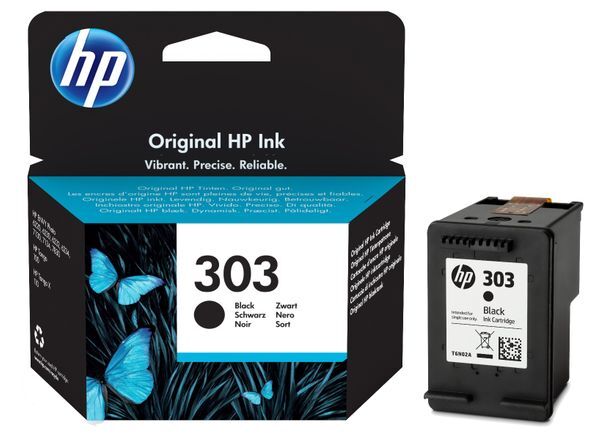HP 303 fekete patron (T6N02AE) eredeti
