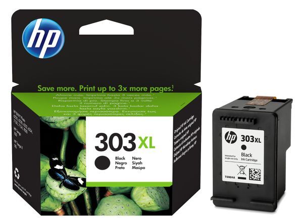 HP 303XL nagy kapacitású fekete patron (T6N04AE) eredeti