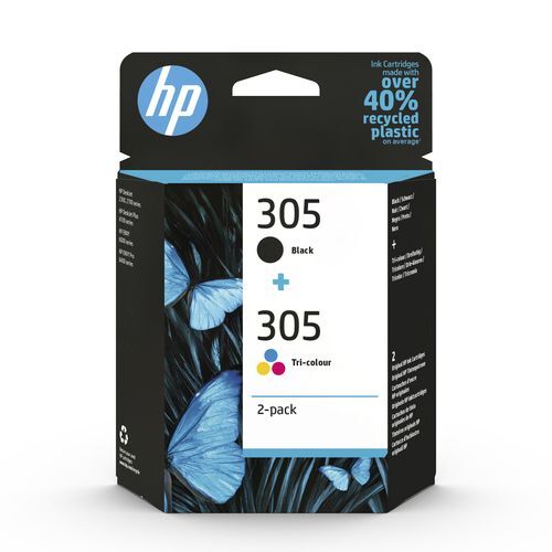 HP 305 multipack, fekete és színes patron (6ZD17AE) eredeti