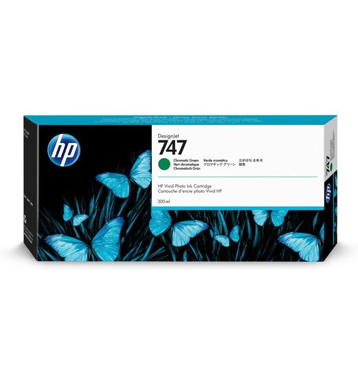 HP 747 chromatic green patron (P2V84A) eredeti