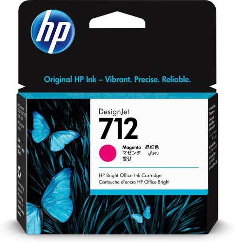 HP 712 magenta patron (3ED68A) eredeti