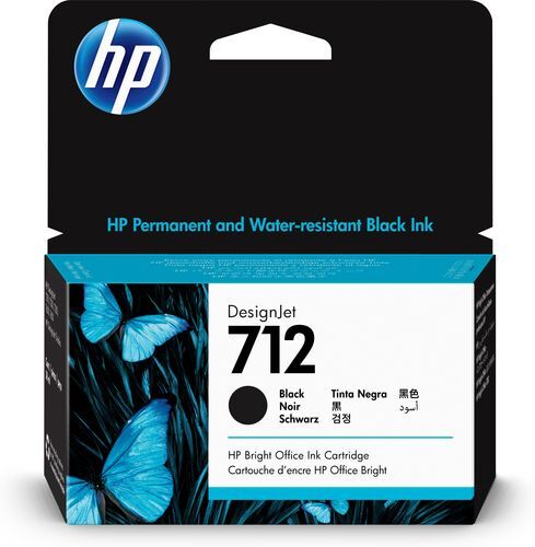 HP 712 fekete patron (3ED70A) eredeti