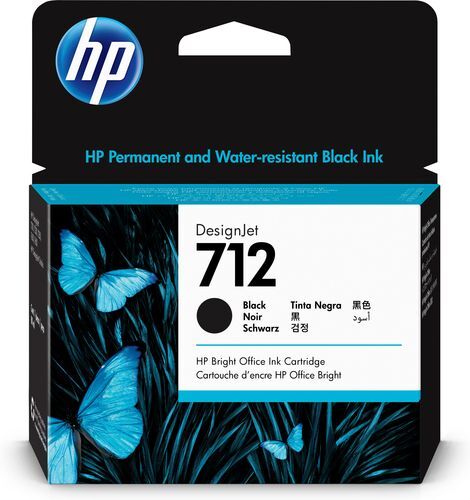 HP 712 nagy kapacitású fekete patron (3ED71A) eredeti